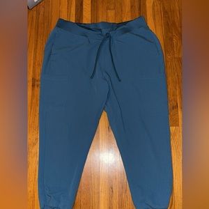 Harbor blue mandala scrub pants